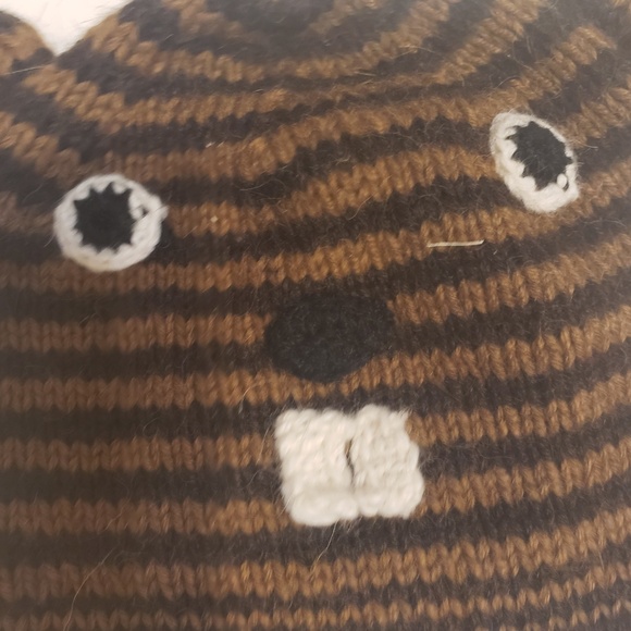 Alpaca Chipmunk cap for child or infant - Picture 2 of 2